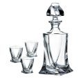 Set 6 Pahare Cu Decantor Bohemia Lichior Quadro 55 ml