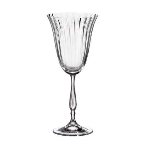 Set 6 Pahare Vin Rosu Bohemia Fregata Optic 250 ml