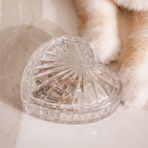 Bomboniera Cristal Bohemia Inima 11 cm