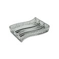 Platou Cristal Bohemia Trei Compartimente 18 cm