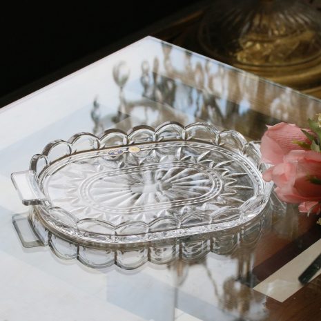 Platou Cristal Bohemia Tulip 36.5 cm Platou Cristal Bohemia Tulip 36.5 cm