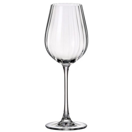Set 6 Pahare Vin Alb Bohemia Columba Optic 400 ml