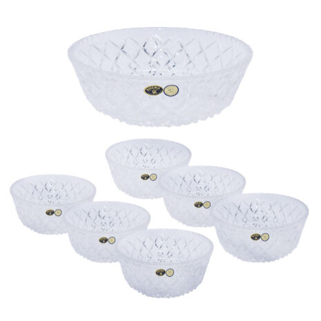 Set 6+1 Boluri Cristal Bohemia Diamond