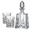 Set 6 Pahare Whisky cu Sticla Cristal Bohemia Sheffield