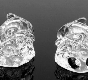 Set Solnite Cristal Bohemia Delfini
