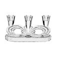 Sfesnic Cristal Bohemia  3 Brate 22.5 cm