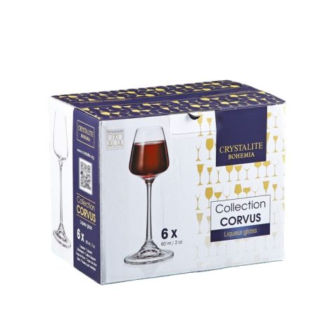 Pahare lichior Aperitiv Bohemia CorvusNaomi 60 ml Pahare lichior Aperitiv Bohemia CorvusNaomi 60 ml