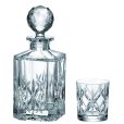 Set 6 Pahare Whisky cu Decantor Cristal Bohemia York