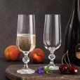 Set 6 Pahare Sampanie Bohemia Sterna Klaudie 180 ml