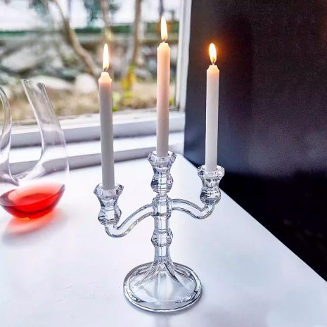 Sfesnic Cristal Bohemia 3 Brate 25.5 cm