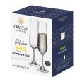 Pahare de sampanie de la Bohemia Apus 200 ml cutie