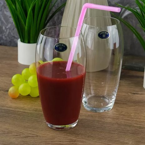 Set 6 Pahare Apa Bohemia Carduelis 470 ml