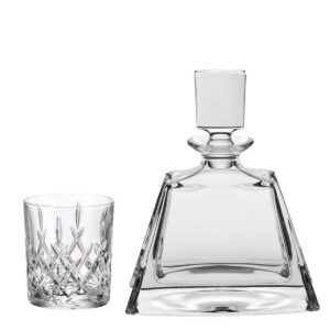 Set 6 Pahare Whisky cu Decantor Cristal Bohemia Brixton