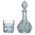 Set 6 Pahare Whisky cu Sticla Cristal Bohemia Daphne