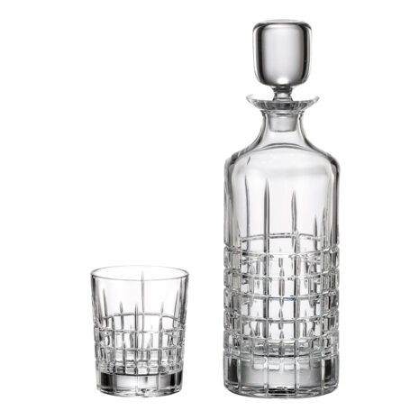 Set 6 Pahare Whisky cu Decantor Cristal Bohemia Ricky Set 6 Pahare Whisky cu Decantor Cristal Bohemia Ricky