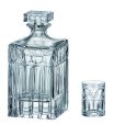 Set 6 Pahare Aperitiv cu Decantor Cristal Bohemia Paul