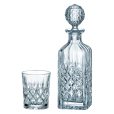 Set 6 Pahare Whisky cu Sticla Cristal Bohemia Angela