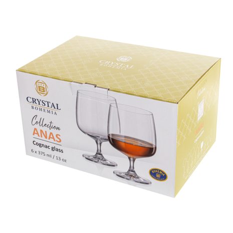 Pahare de Coniac Bohemia Anas 375 ml