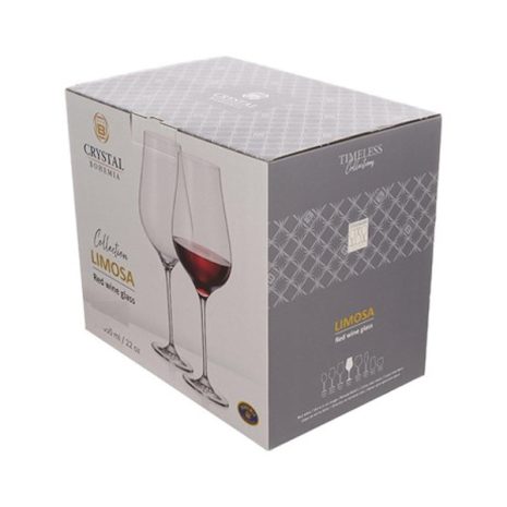 Pahare pentru Vin Rosu Bohemia Limosa 650 ml Pahare pentru Vin Rosu Bohemia Limosa 650 ml