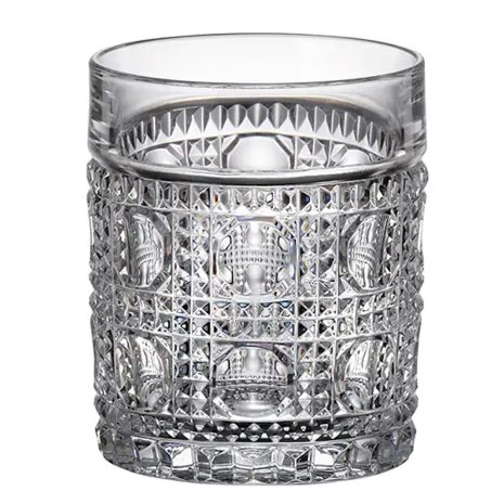 Set 6 Pahare Whisky Cristal Bohemia Diamond Eyes 320 ml