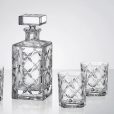 Set 6 Pahare Whisky cu Sticla Cristal Bohemia Heather