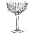 Set 6 Cupe Sampanie Cristal Bohemia Skyline 370 ml