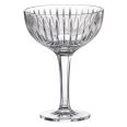 Set 6 Cupe Sampanie Cristal Bohemia Skyline 370 ml