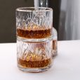 Set 2 Pahare de Whisky cu Sticla din Cristal Bohemia