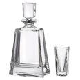 Set 6 Pahare Tuica/Aperitiv cu Sticla Cristal Bohemia Kathrene