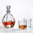 Set 6 Pahare Whisky cu Sticla Cristal Bohemia Laguna