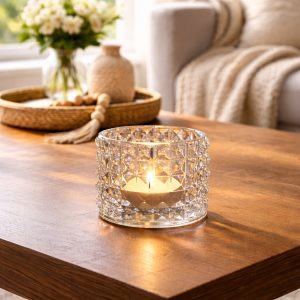 Sfesnic din Cristal Bohemia Votive 9 cm