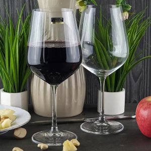 Set 6 Pahare Vin Rosu Bohemia Dora Strix 580 ml