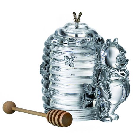 Recipient pentru Miere din Cristal Bohemia 15 cm 5550 Recipient pentru Miere Cristal Bohemia 15 cm