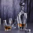 Set 6 Pahare Whisky cu Sticla Cristal Bohemia Barley