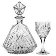 Set 6 Pahare Vin cu Sticla Cristal Bohemia Alexandra
