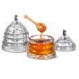 Recipient pentru Miere din Cristal Bohemia 12 cm