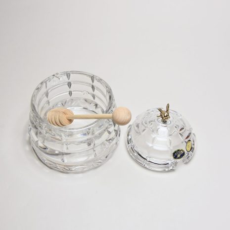 Recipient pentru Miere din Cristal Bohemia 12 cm 5627 4 Recipient pentru Miere din Cristal Bohemia 12 cm
