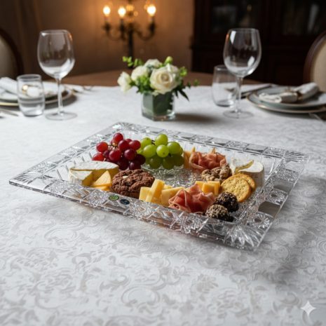 Platou din Cristal Bohemia Murinas 41 cm