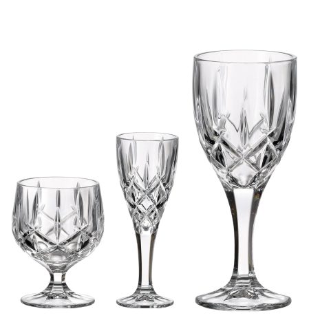 Set 18 Pahare din Cristal Bohemia Sheffield Set 18 Pahare din Cristal Bohemia Sheffield