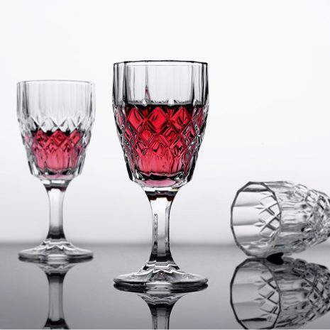 Set 12 Pahare Vin Cristal Bohemia Angela Set 12 Pahare Vin Cristal Bohemia Angela