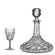Set 6 Pahare Vin cu Sticla Cristal Bohemia Angela