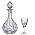 Set 6 Pahare Vin cu Sticla Cristal Bohemia Sheffield