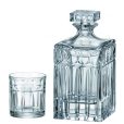 Set 6 Pahare Whisky cu Decantor Cristal Bohemia Paul