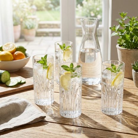 Set 12 Pahare Apa Cristal Bohemia Elise 350 ml