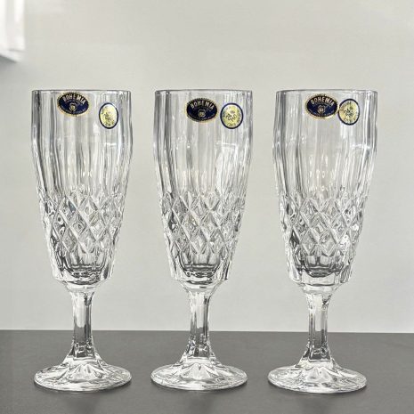 Set 12 Pahare Sampanie Cristal Bohemia Angela 160 ml Set 12 Pahare Sampanie Cristal Bohemia Angela 160 ml