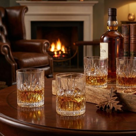 Set 12 Pahare Whisky Cristal Bohemia Elise 320 ml