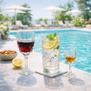 Set 18 Pahare Vin Apa Aperitiv din Cristal Bohemia Angela