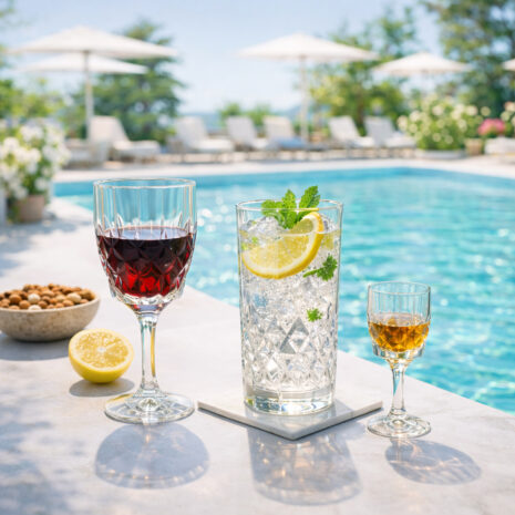 Set 18 Pahare Vin Apa Aperitiv din Cristal Bohemia Angela Set 18 Pahare Vin Apa Aperitiv din Cristal Bohemia Angela