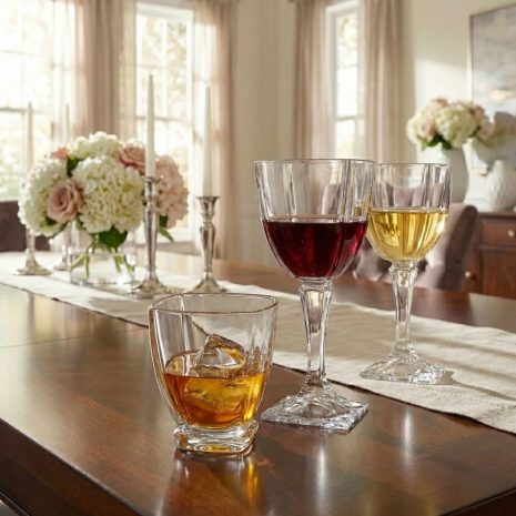 Set 18 Pahare Whisky Vin Bohemia Arezzo Set 18 Pahare Whisky Vin Bohemia Arezzo