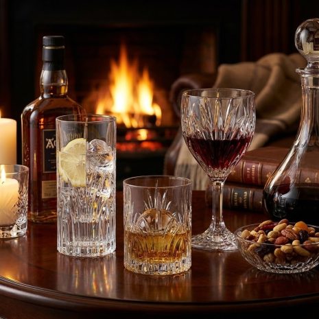 Set 18 Pahare din Cristal Bohemia Elise